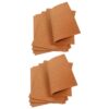 10pcs Portable Cork Board A4 1mm Wood Memo Bulletin Board for Office