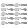 10Pcs Propeller Spinner, Stainless Steel Fishing Tackle Components