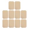 10pcs Self-Adhesive Kraft Paper Book Cover 13.4x9.84 Inches