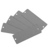 10pcs Stainless Steel Blank Sign Plate for DIY Signage and Engraving