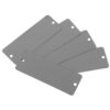 10pcs Stainless Steel Blank Sign Plate for Engraving and Marking