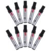 10pcs Thick Tip Marker Jumbo Permanent Pen Black Large Ink Capacity