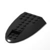 10 Piece Aircraft Fuselage AFT Section Curved Top 6x10, Black, Compatible with Lego Parts 87615