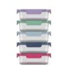 10 Piece Glass Meal Prep Containers with Lids, Airtight Food Storage Set