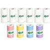 10 Rolls Mini Thermal Printer Sticker Paper, 57x25mm Sticker Paper Refills