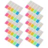 10 Sets Bright Color Sticky Memo Notes PET Index Tabs