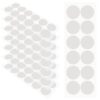 10 Sheets Adhesive Dots for Crepe Paper Flowers 10 Round White