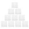 10 Sheets Adhesive Face Rhinestones Stickers Resin Jewels