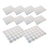 10 Sheets Scratch Off Stickers Paper Sheets for Classroom Rewards