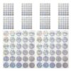 10 Sheets Scratch Off Stickers Self Adhesive Paper Reward Labels