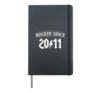 10th Birthday Gift Kids, Vintage, Rockin Since 2011 Hardcover Journal, Black