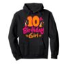 10th Birthday Girl Science Party Chemist Pullover Hoodie