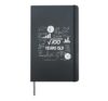 10th Birthday Square Root of 100 Vintage 10 Years Old Bday Hardcover Journal, Black