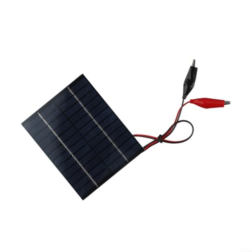 10W 12V Polycrystalline Solar Panel Portable Clip 10W Polycrystalline Solar Module 12V for Outdoor Use Portable 10W Solar Charger 12V for Battery Power 12V 10W Solar Panel Kit 110x136mm High
