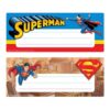 10" x 4" Superman Classroom Cardstock Desk Name Plates – 24 Pc.