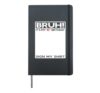 10 Year Old Birthday Bruh It's My 10th Birthday Sign My Hardcover Journal, Black
