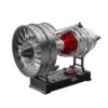 1/12 Scale Electric-Powered Dual Spool Turbofan Engine Model Kit - Metal DIY Assembly, High Bypass Ratio Engine Model, Collectible Aviation Gift (300+PCS)