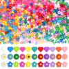 1130 Pcs Pony Beads for Bracelet Making,Kandi Beads Bulk for Hair Braiding