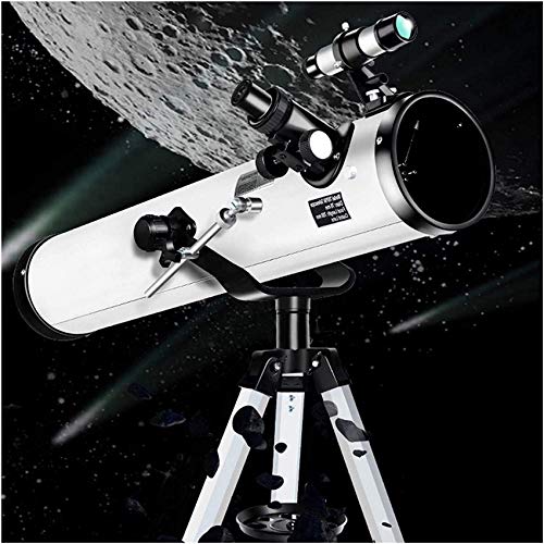 114mm Telescopes for Astronomy Beginners Astronomical Telescope Portable Travel Telescope for Beginners Kids and Adult with Aluminum Telescopic Bracket (Color : Package 1) (Package 2)