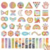 116 Pcs Sensory Stickers for Anxiety Relief 2 Textures Stress & Focus