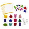 12-Model 3D Geometry Set for Surface Area and Volume Study