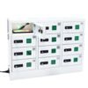 12-socket phone cabinets with keys and combination locks – safe charging station for bars, libraries, schools, offices – ideal for rising devices
