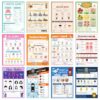 12-Theme Pretend Play Notepads for Kids 3-8, 4 x 6 Inch Playtime Notepads