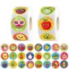 1200 Pieces Reward Stickers for Teachers, Adorable Fruit Incentive Stickers Encouraging Sticker in 24 Design Styles- Perforated Line/ 2 Rolls
