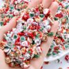 120 Pcs Christmas Nail Charms Xmas 3D Resin Nail Charms Cute Santa Claus Elk Snowman Nail Rhinestones Christmas Tree Winter Xmas Bells Nail Jewelry Reindeer Bell Nail Gems DIY Nail Decor for Women DIY