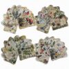 120Pcs Deco Papers for Scrapbooking, 5.4x7.9in Vintage Decoupage Paper Junk Journal Supplies, Retro Flower Butterfly Ephemera Paper Pack Diary Room Decor Wall Art Collage Album