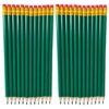 120pcs Pre-sharpened Green Pencil with Eraser, Plastic Writing Tool