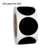 120pcs / roll Label Round Chalkboard Sticker