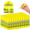 120 Pcs Washable Glue Sticks Bulk Classroom, White Glue Sticks 0.32 Ounce, All Purpose for Classroom Crafting, Crafts, Scrapbooking, DIY Projects