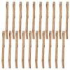 120pcs Wooden Craft Sticks for Projects, Natural Rustic Wood