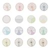12 / 16Pcs Educational Fraction Discs Numbered Fraction Circles Classroom Learning Tool for Teacher Colorful Circles