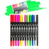 12/36 Colors Watercolor Pens Set Tip Brush Art Pen for Drawing Painting Calligraphy Supplies Coloring