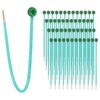 12 AWG 8" Grounding Pigtail Copper Wire with 10-32 x 3/8" Ground Screws
