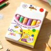 12 Colors Puff y Popcorn Pens 3d-art-3D Bubble Pen Puff y Paint Popcorn Pen