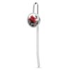 1.2" Lightweight Metal Red Rose Book Mark for Book Lovers