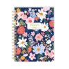 12 Month Schedule Book, 2026 Floral Wirebound Journal for Desk Planning, Classroom Notes, Workday Agenda Guide Agenda Workbook Planning Record Appointment Lesson Organizer Routine Journal Classroom