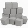 12 Pack Foam Blocks for Toddlers - 5.5" Soft Building Blocks for Kids