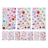 12pcs Adhesive Acrylic Jewel Stickers for Scrapbooking and Makeup