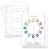 12Pcs Clock Learning Cards for Classroom, Telling Time Teaching Clock Charts for Classroom, 12"x9" Writable Dry Erase Educational Charts for Elementary School Classroom Homeschool Helping Students Understand Clocks, Back to School Teacher Must Haves