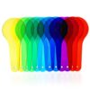 12PCS Color Paddles for Kids, Transparent Color Mixing Learning Materials