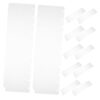 12pcs Discbound Binder Dividers Plastic Mini Blank Top Index Sheets
