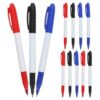 12pcs Fine Tip Whiteboard Markers 0.5mm Plastic Erasable Board Pens