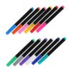 12pcs Fluorescent LED Board Markers Erasable PC Pen for Blackboard