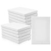 12pcs Mini Canvas Frame for Students and Artists, White Wood Cotton