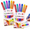 12PCS Popcorn Pens, 3D Puffy Bubble Pen Set for DIY Drawing & Paper Crafts