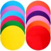 12pcs Reusable Round Dry Erase Dots PVC Stickers for Drawing